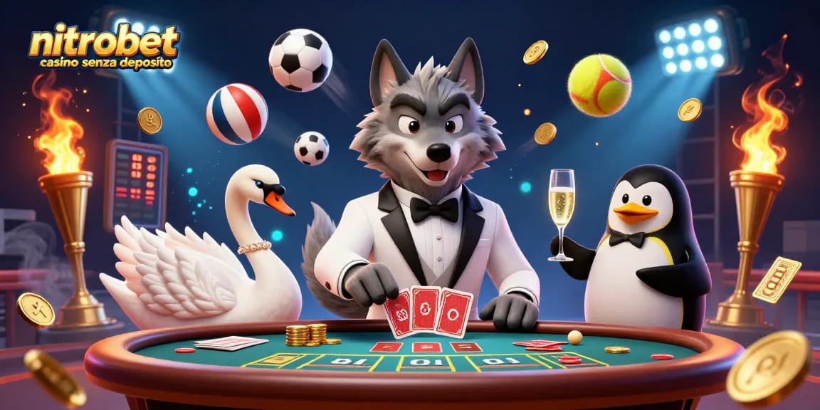 Gioca al nitrobet casino senza deposito e scopri l'incredibile esperienza di gioco con lupi e cigni in un'atmosfera sontuosa.